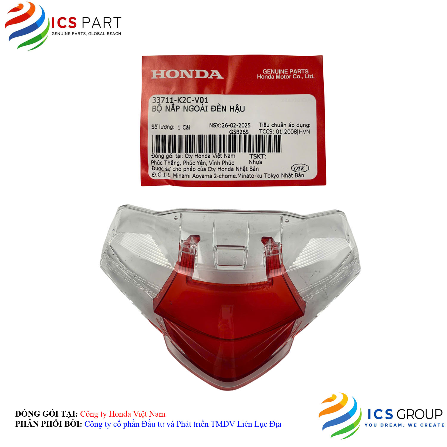 BỘ NẮP NGOÀI ĐÈN HẬU
