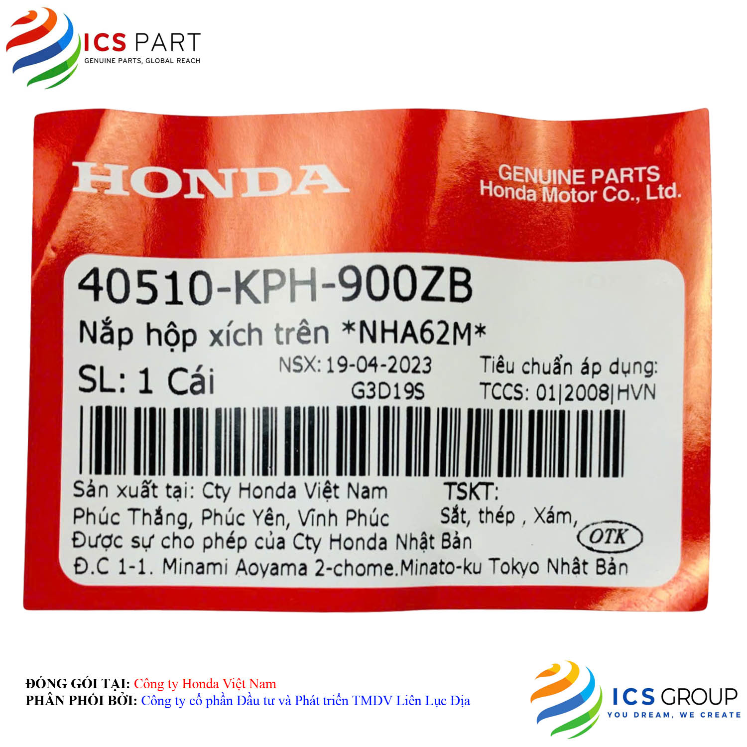 NẮP HỘP XÍCH TRÊN *NHA62M* - Ảnh 2