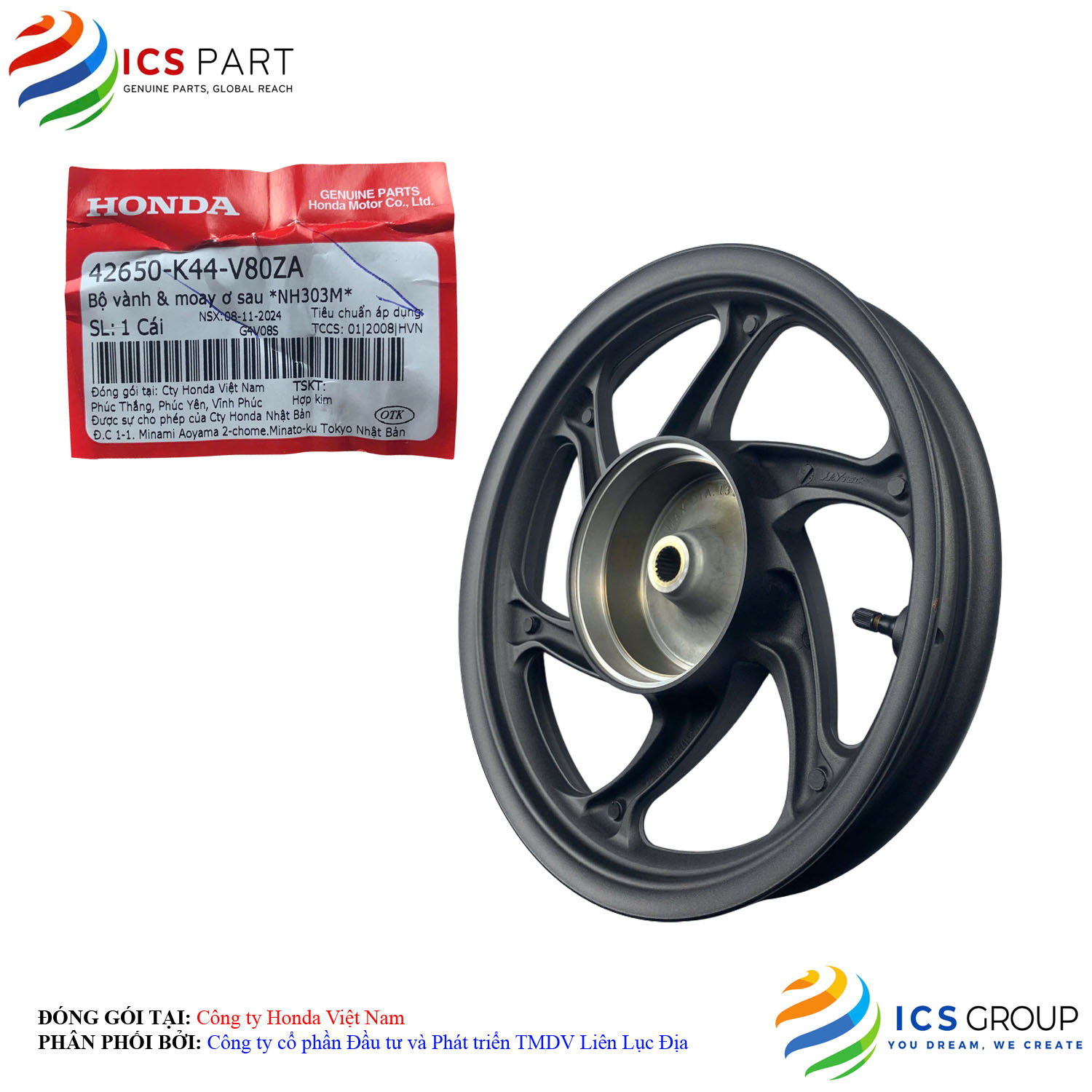 BỘ VÀNH & MOAY Ơ SAU *NH303M* - Ảnh 3