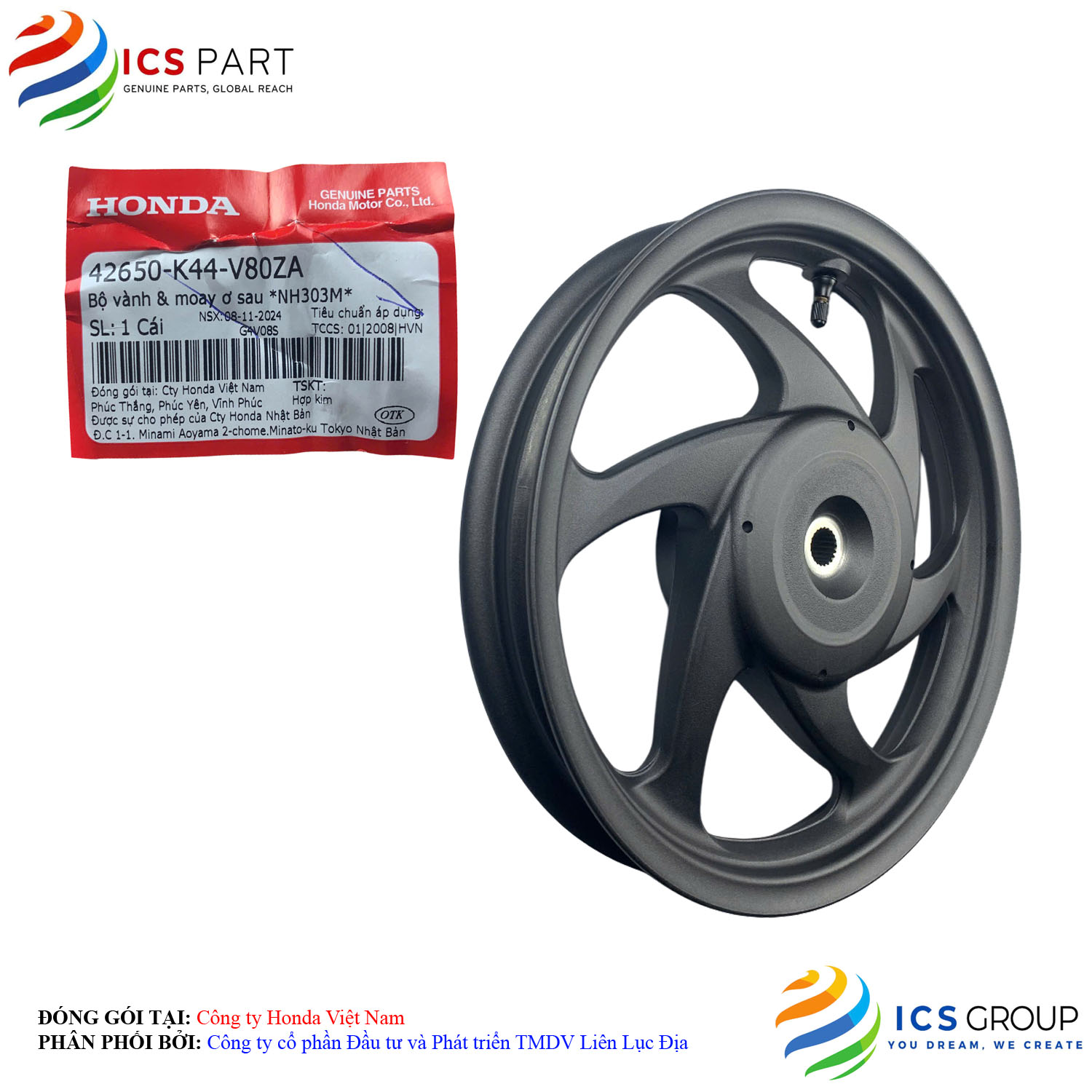 BỘ VÀNH & MOAY Ơ SAU *NH303M* - Ảnh 4