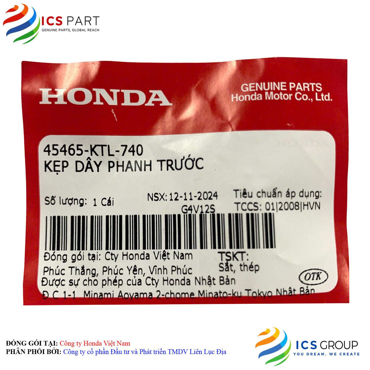 KẸP DÂY PHANH TRƯỚC - Ảnh 2