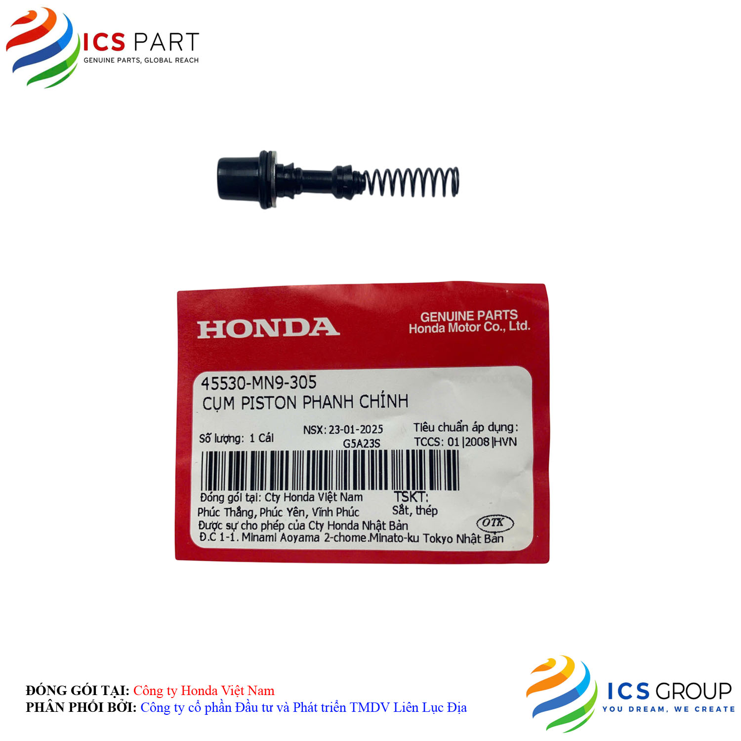 CỤM PISTON PHANH CHÍNH