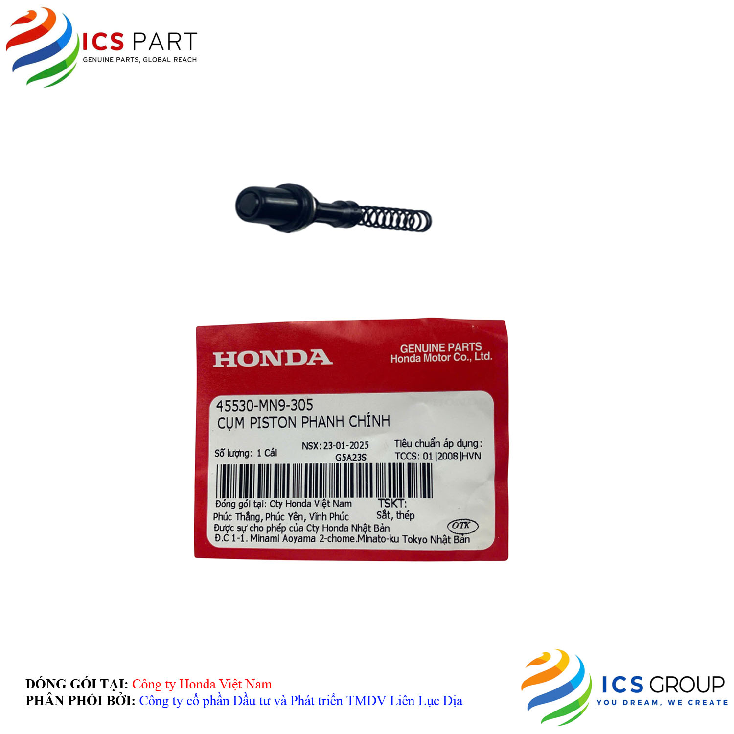CỤM PISTON PHANH CHÍNH - Ảnh 3
