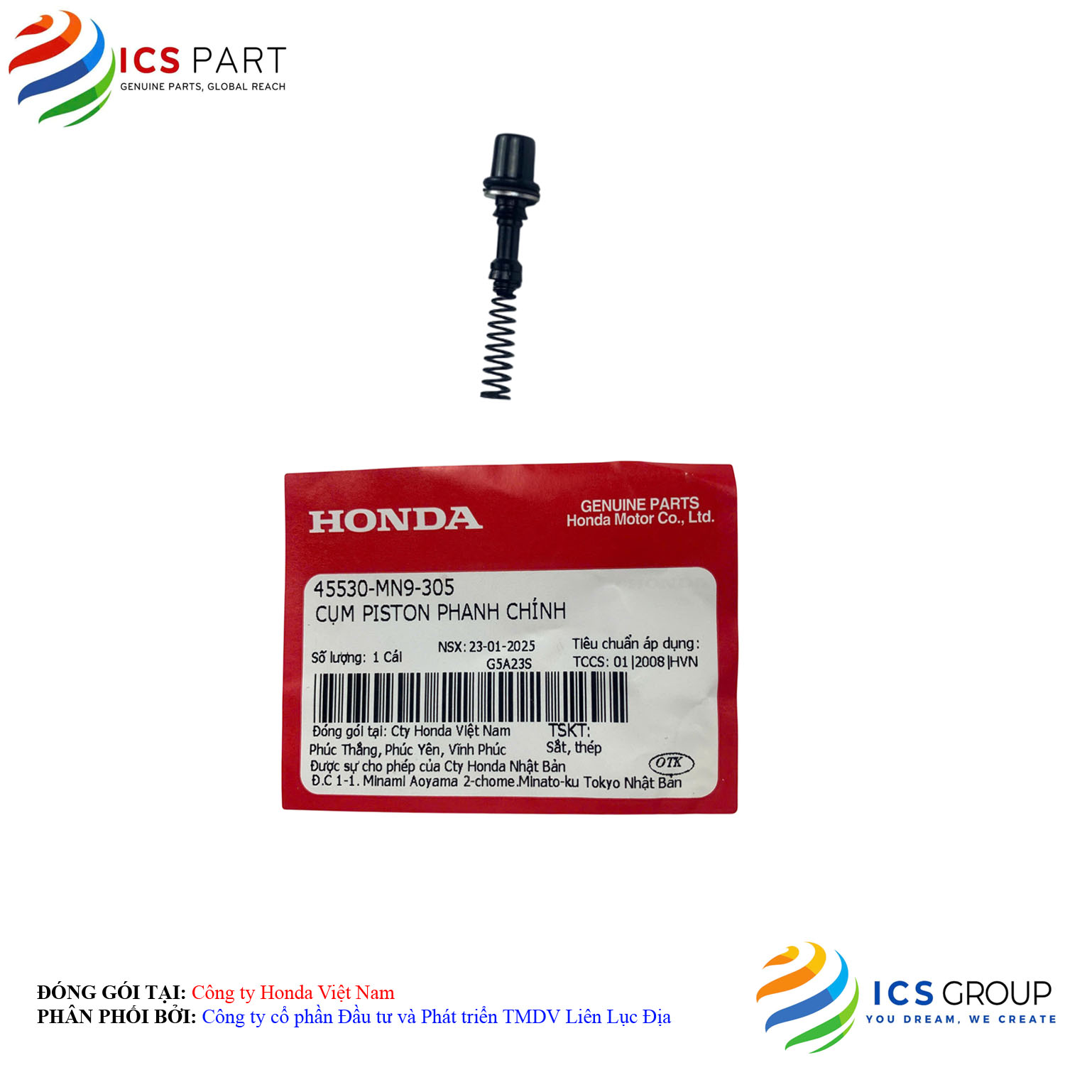 CỤM PISTON PHANH CHÍNH - Ảnh 4