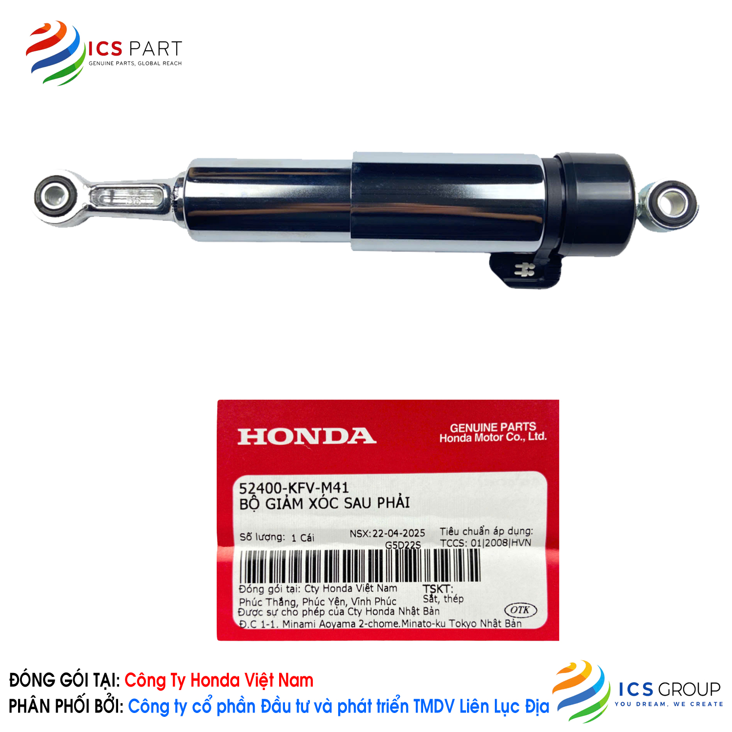 BỘ GIẢM XÓC SAU PHẢI