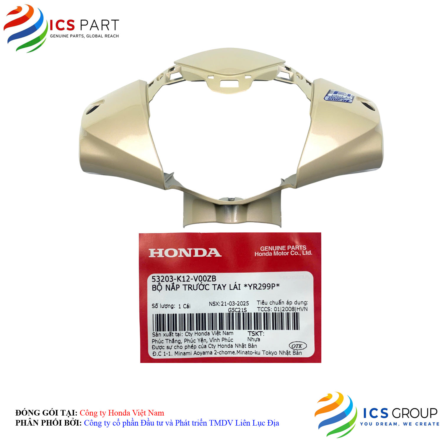 BỘ NẮP TRƯỚC TAY LÁI *YR299P*