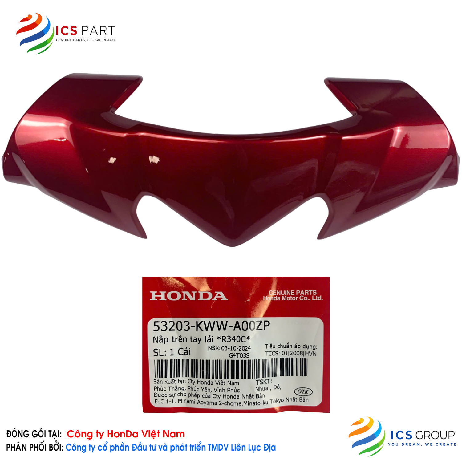 NẮP TRÊN TAY LÁI *R340C*