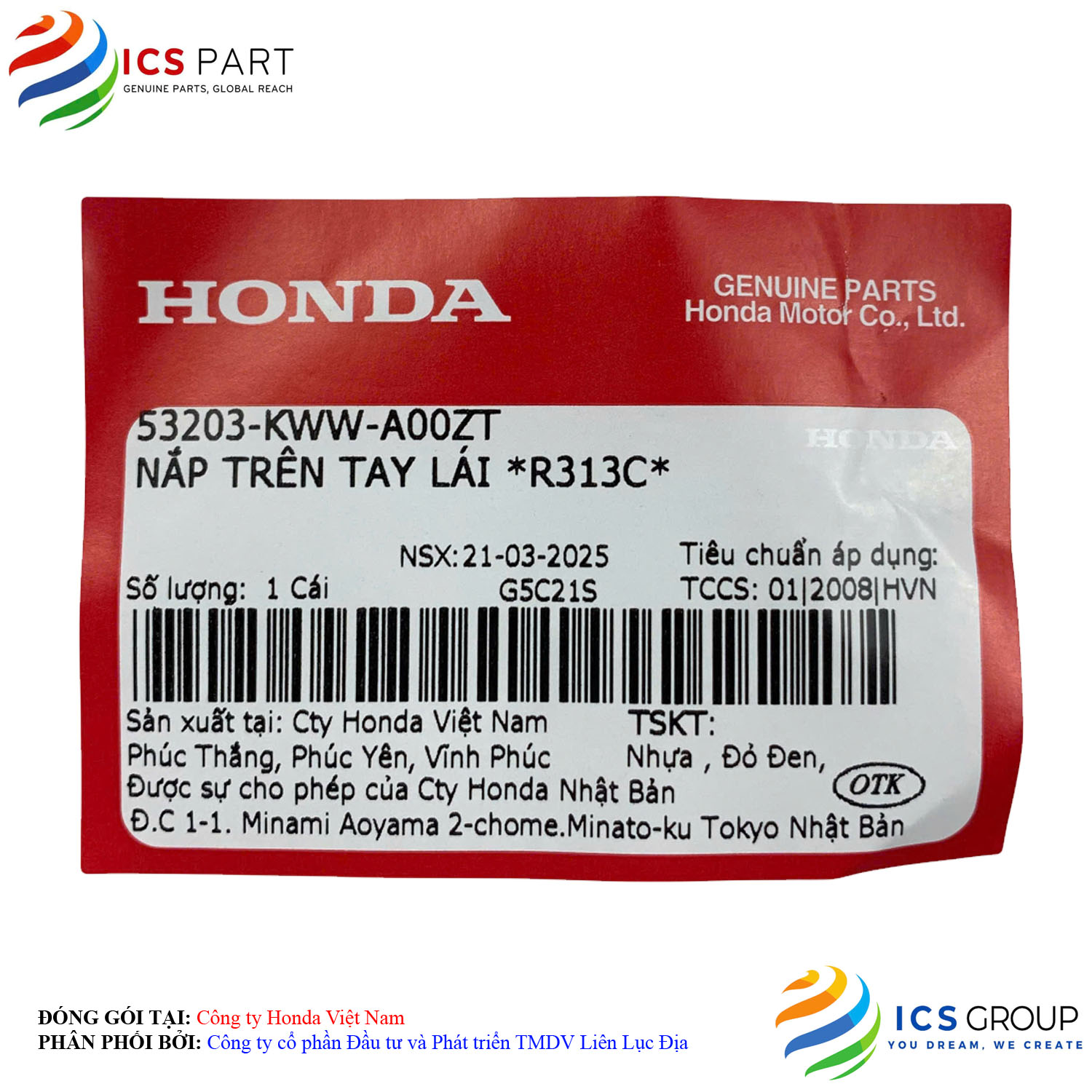 NẮP TRÊN TAY LÁI *R313C* - Ảnh 2