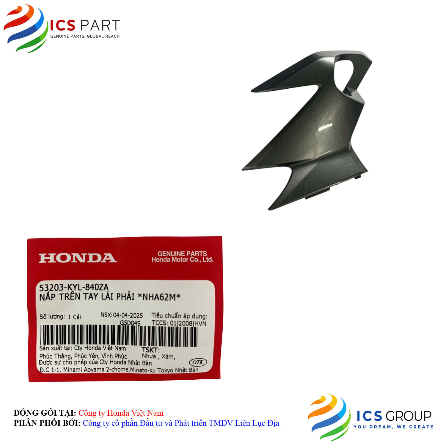 NẮP TRÊN TAY LÁI PHẢI *NHA62M* - Ảnh 3