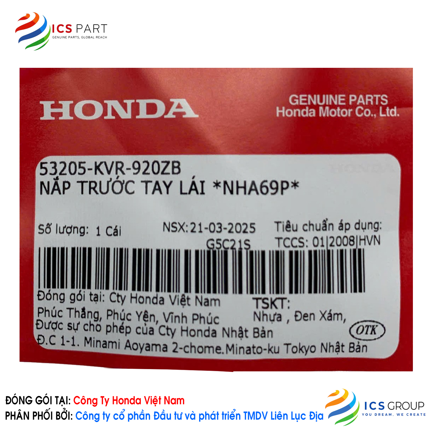 NẮP TRƯỚC TAY LÁI *NHA69P* - Ảnh 2