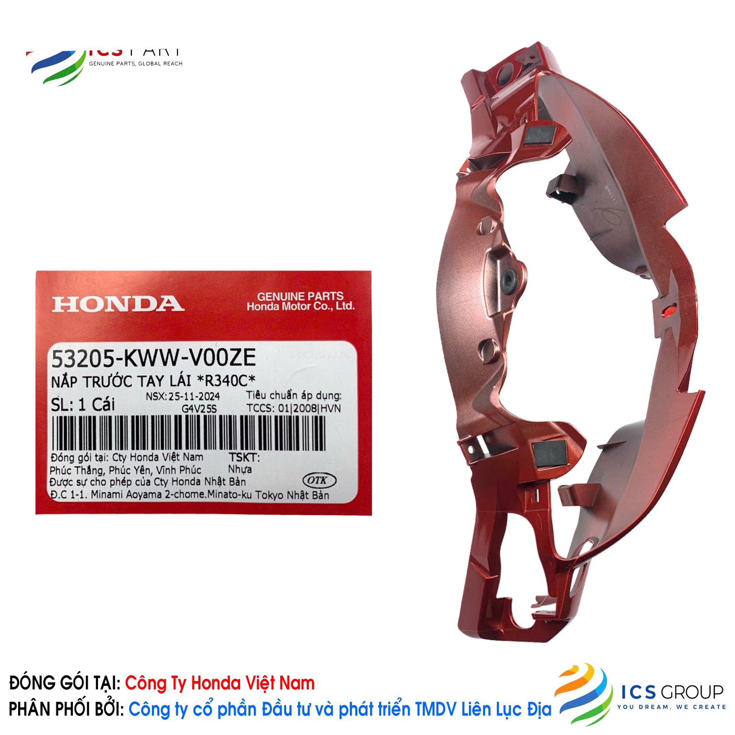 NẮP TRƯỚC TAY LÁI *R340C* - Ảnh 3