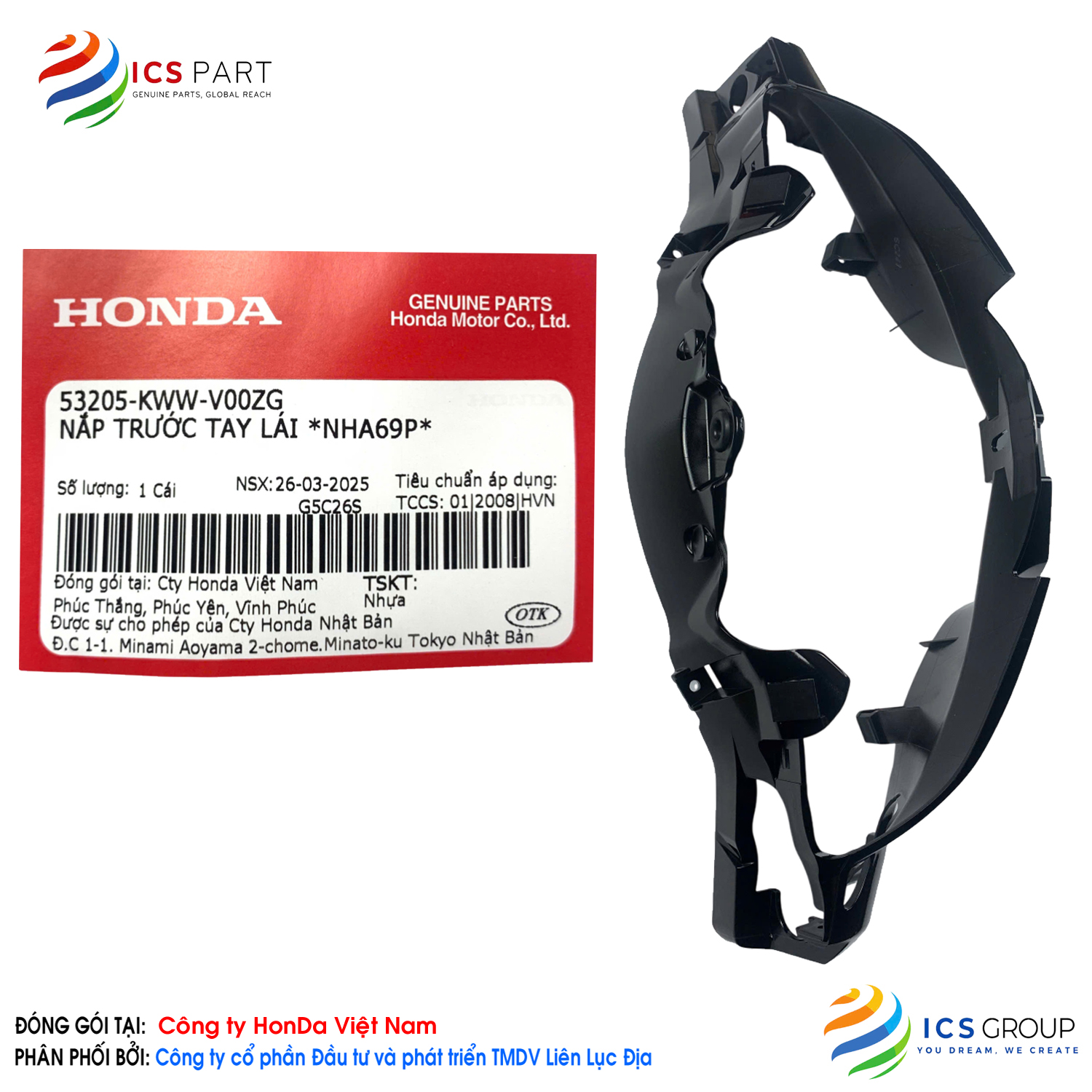 NẮP TRƯỚC TAY LÁI *NHA69P* - Ảnh 3