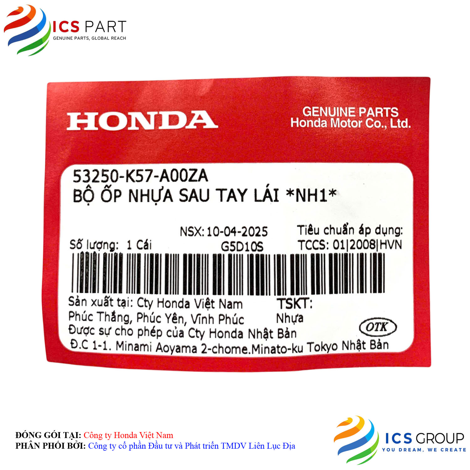 BỘ ỐP NHỰA SAU TAY LÁI *NH1* - Ảnh 2