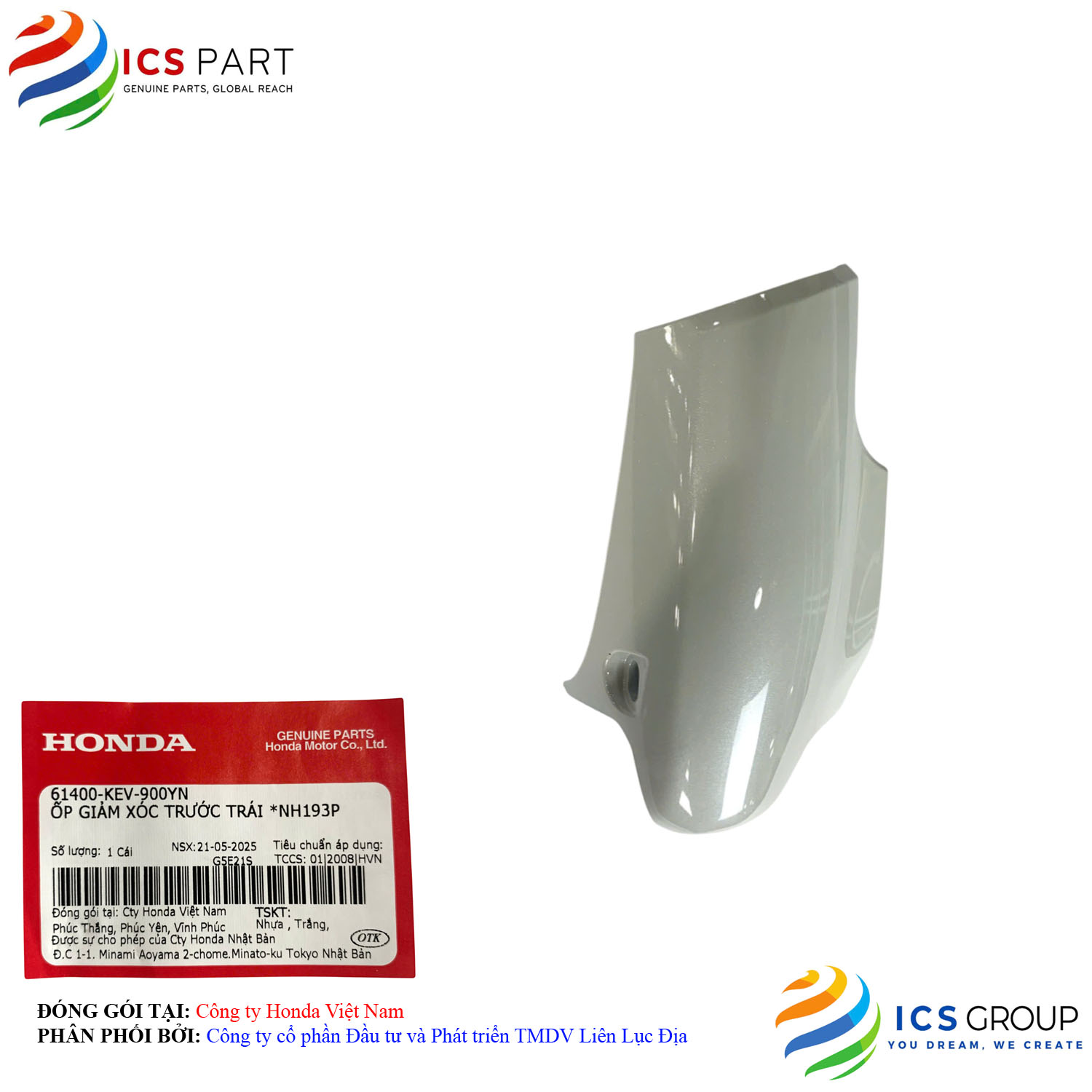 ỐP GIẢM XÓC TRƯỚC TRÁI *NH193P - Ảnh 3