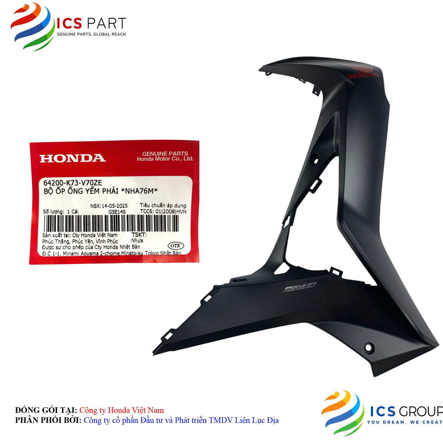 BỘ ỐP ỐNG YẾM PHẢI *NHA76M*