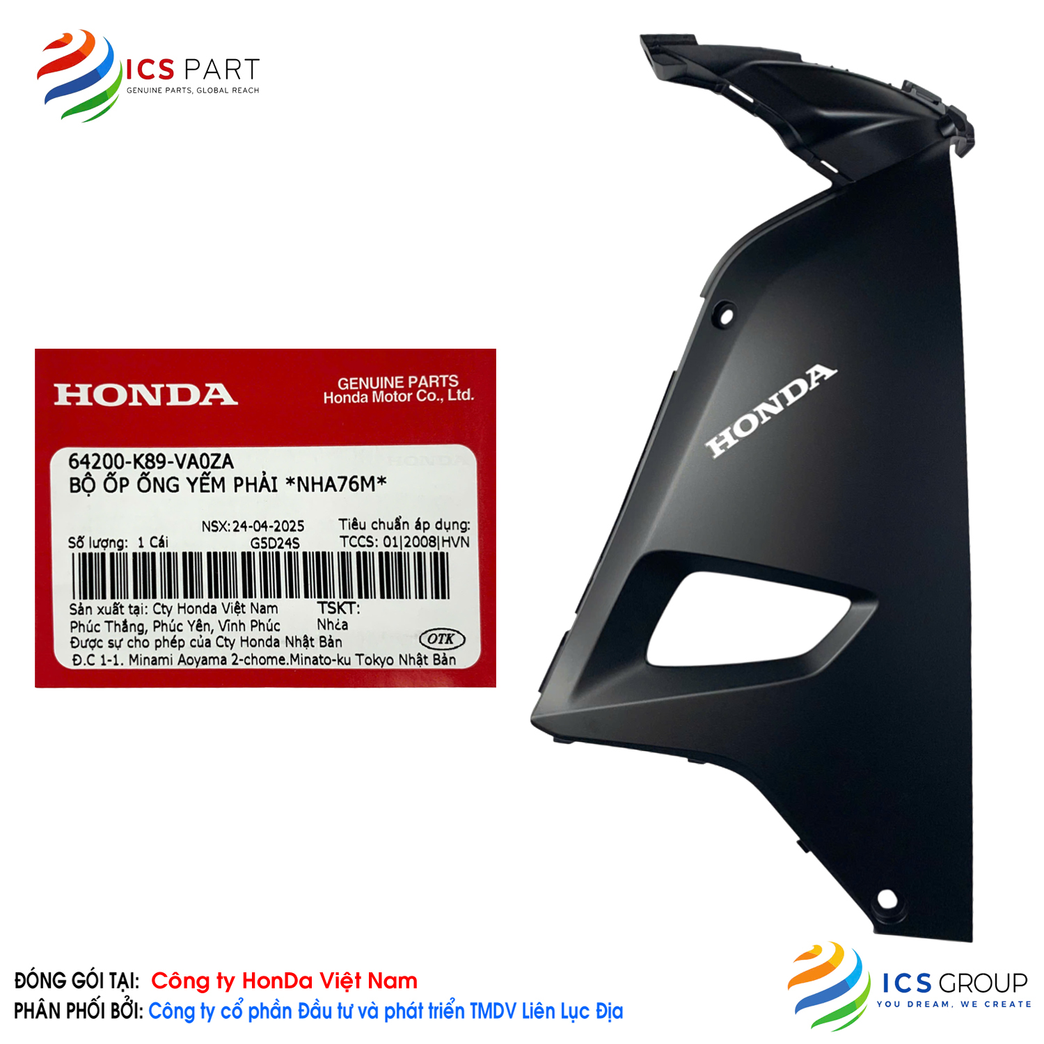 BỘ ỐP ỐNG YẾM PHẢI *NHA76M*