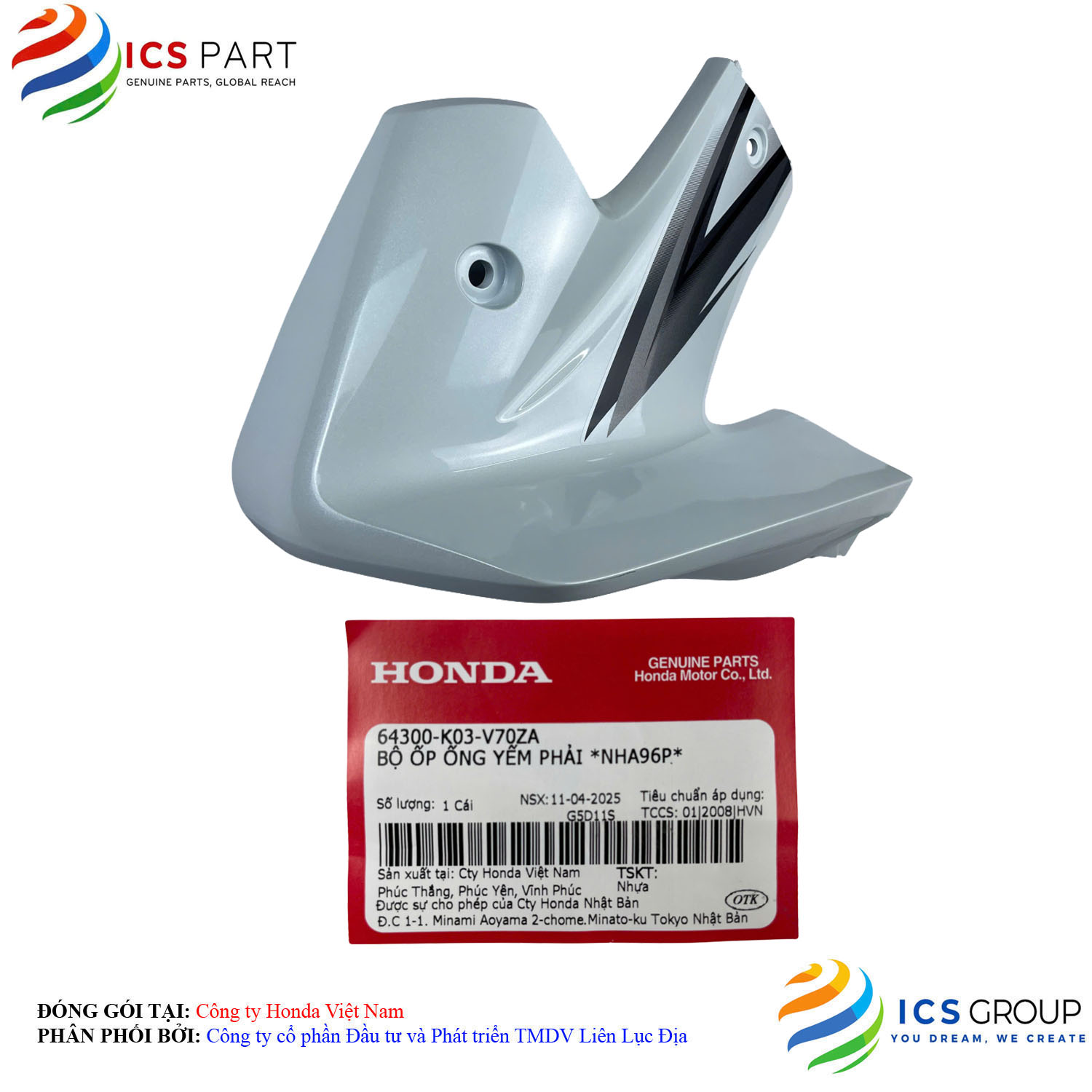 BỘ ỐP ỐNG YẾM PHẢI *NHA96P*