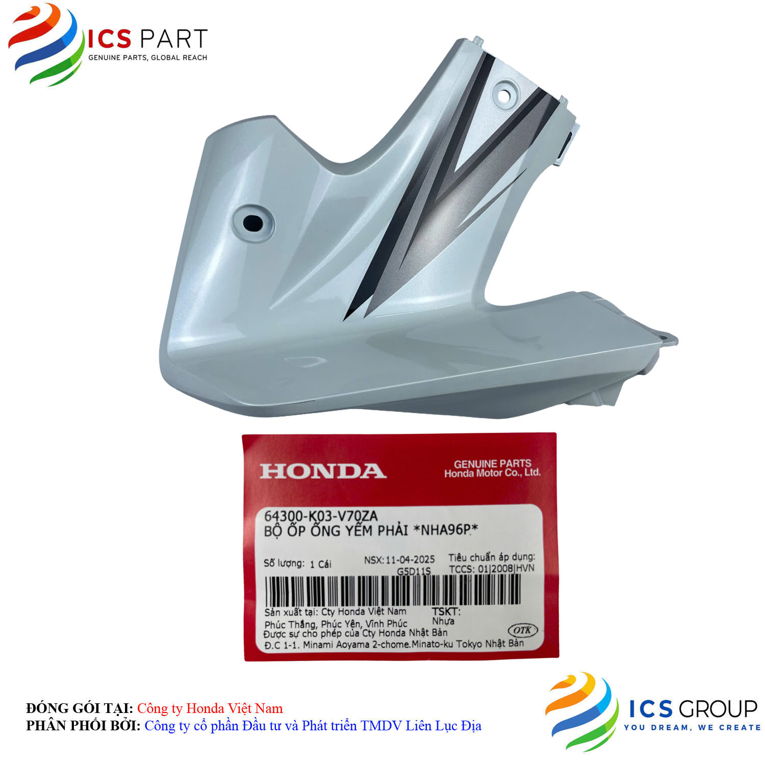 BỘ ỐP ỐNG YẾM PHẢI *NHA96P* - Ảnh 3