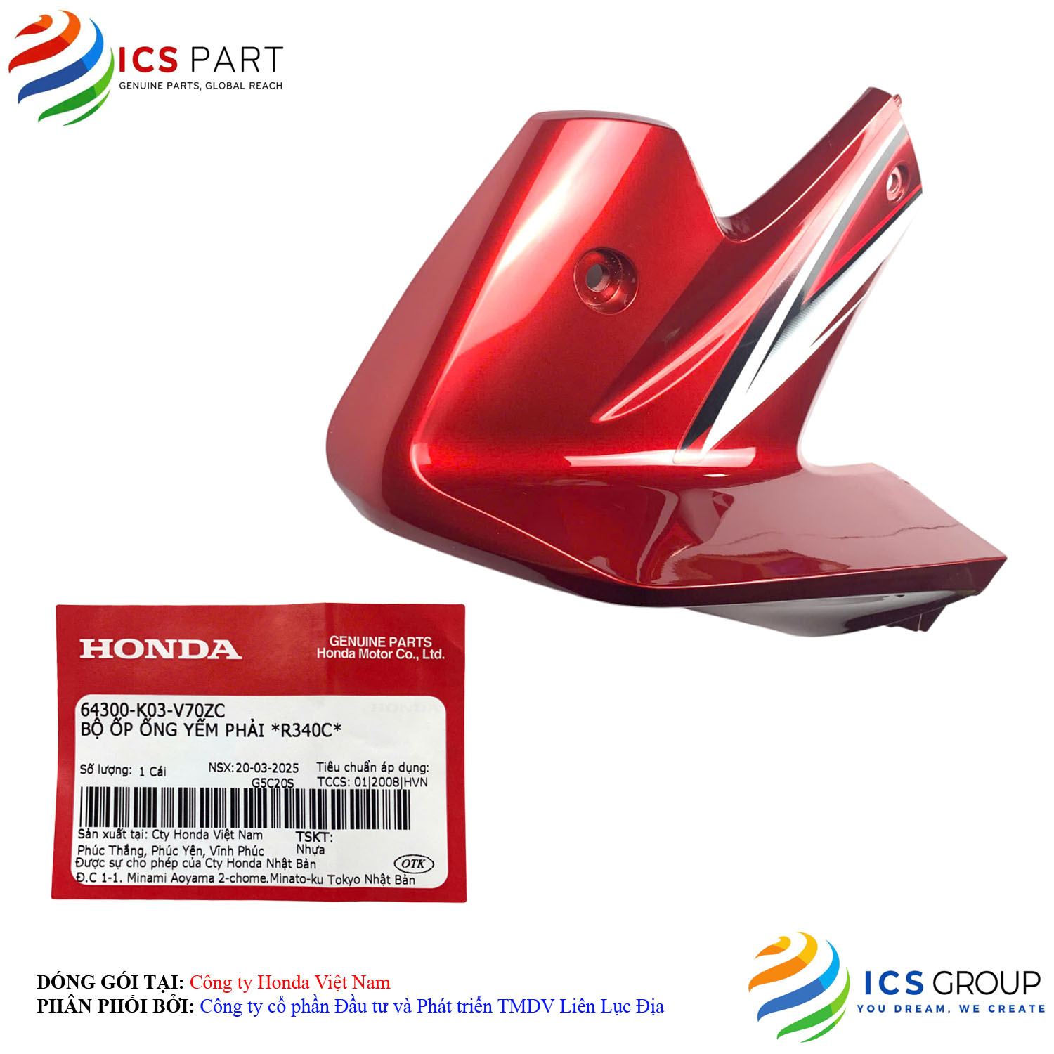 BỘ ỐP ỐNG YẾM PHẢI *R340C* - Ảnh 3