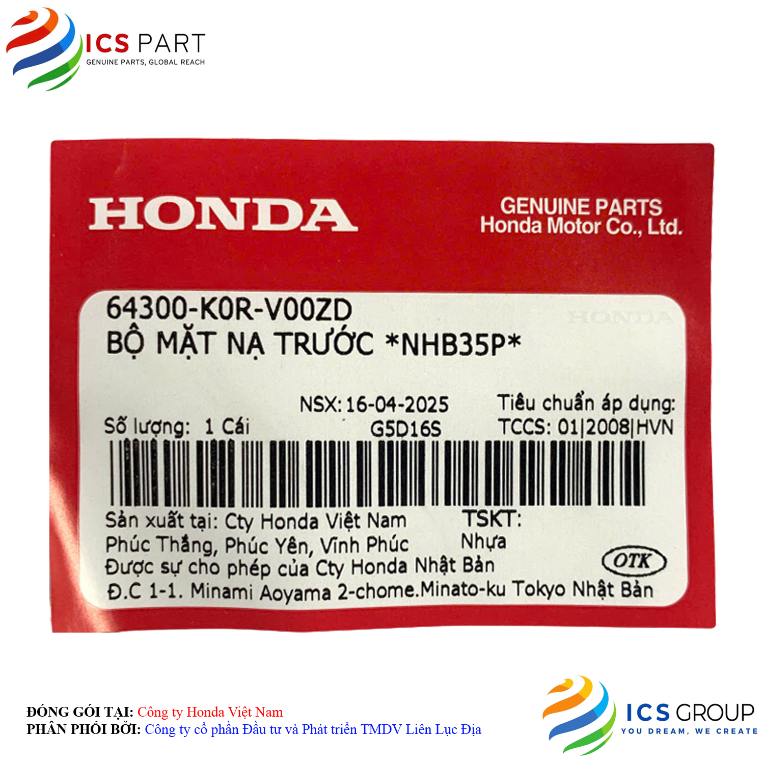 BỘ MẶT NẠ TRƯỚC *NHB35P* - Ảnh 2