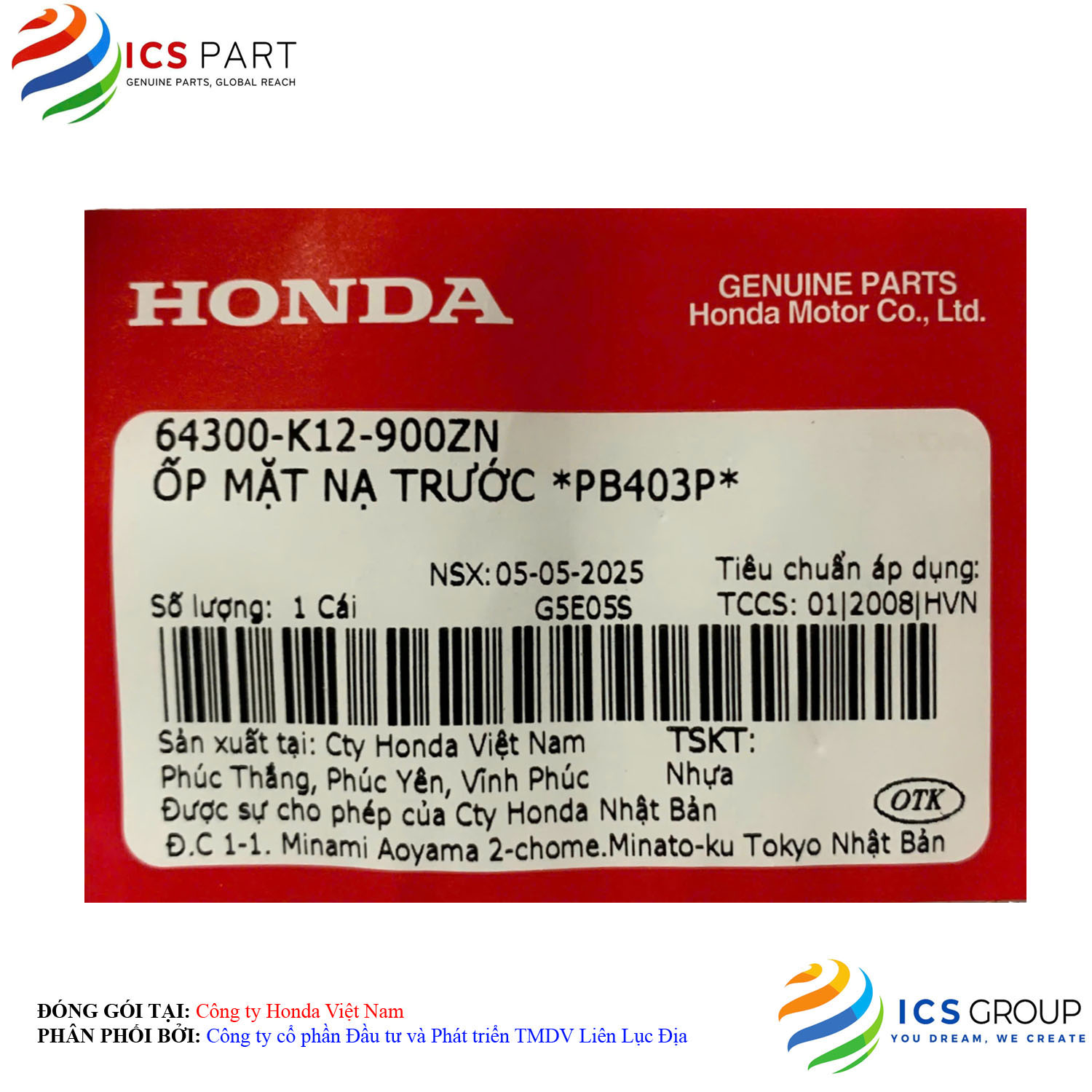 ỐP MẶT NẠ TRƯỚC *PB403P* - Ảnh 2