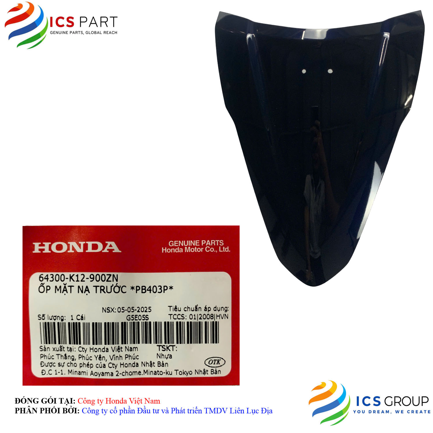 ỐP MẶT NẠ TRƯỚC *PB403P*
