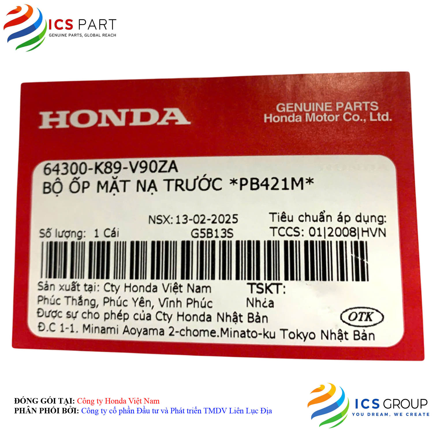 BỘ ỐP MẶT NẠ TRƯỚC *PB421M* - Ảnh 2