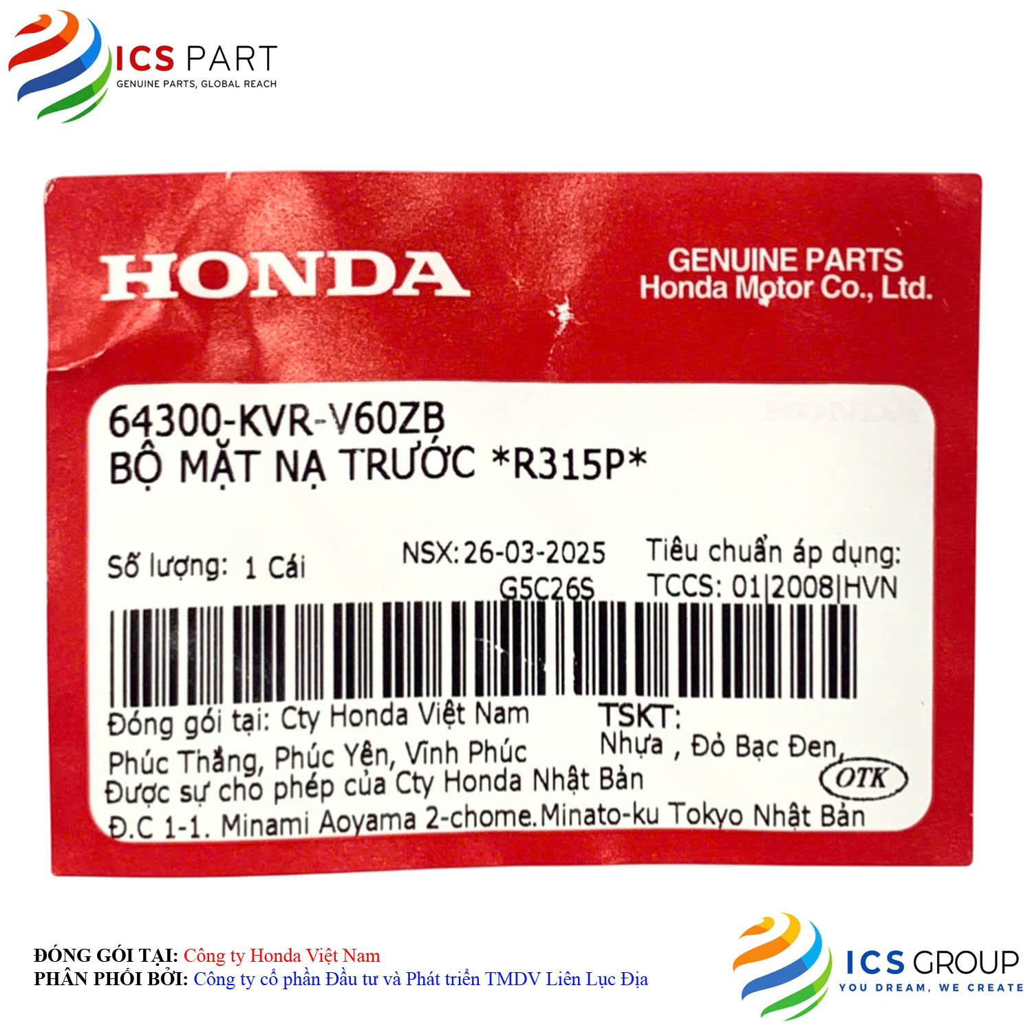 BỘ MẶT NẠ TRƯỚC *R315P* - Ảnh 2