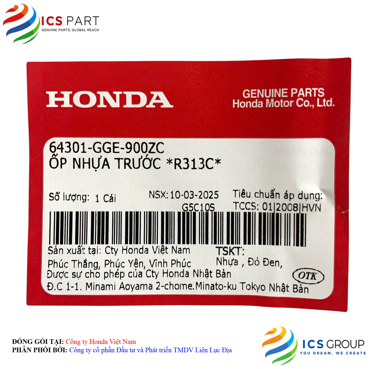 ỐP NHỰA TRƯỚC *R313C* - Ảnh 2