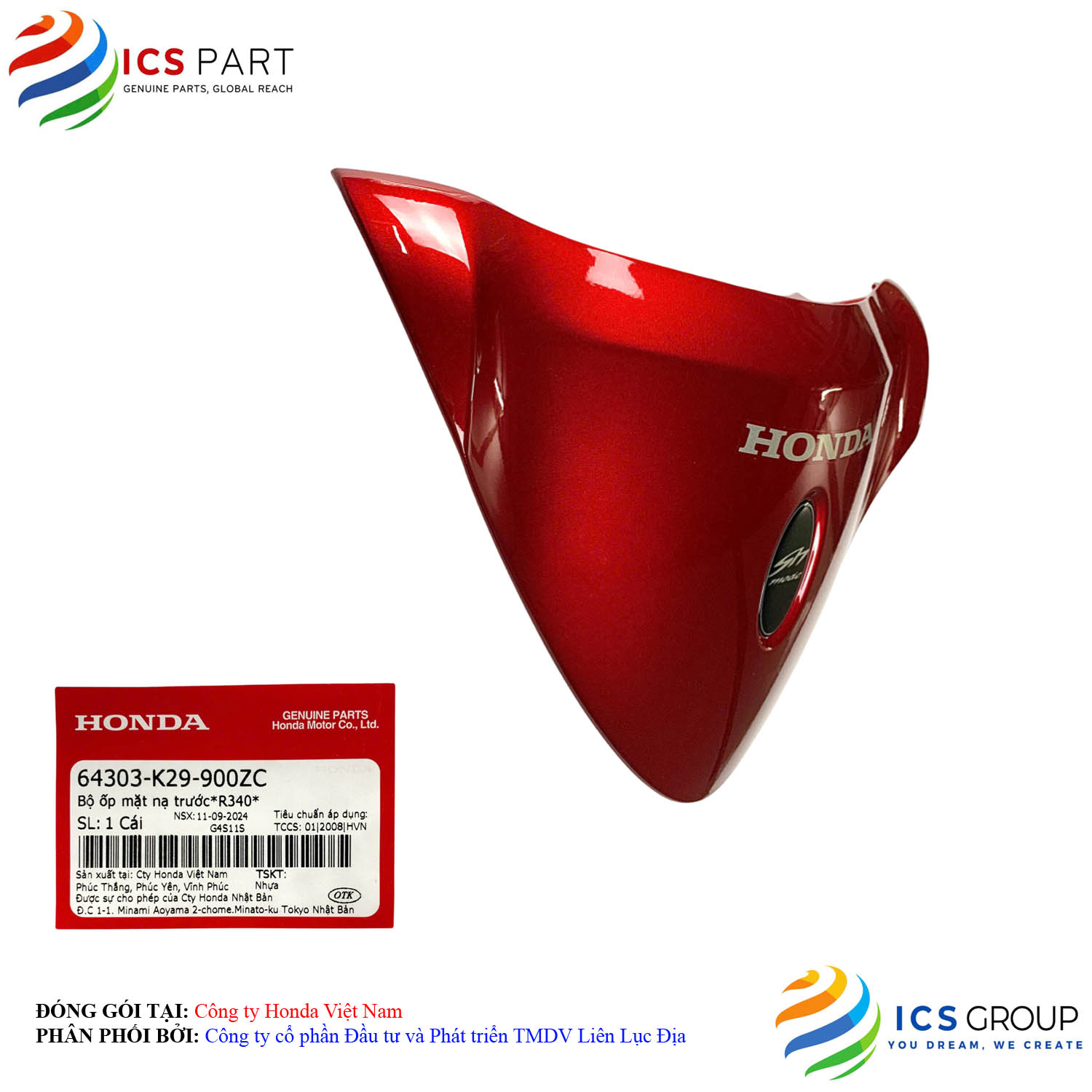 BỘ ỐP MẶT NẠ TRƯỚC*R340* - Ảnh 3