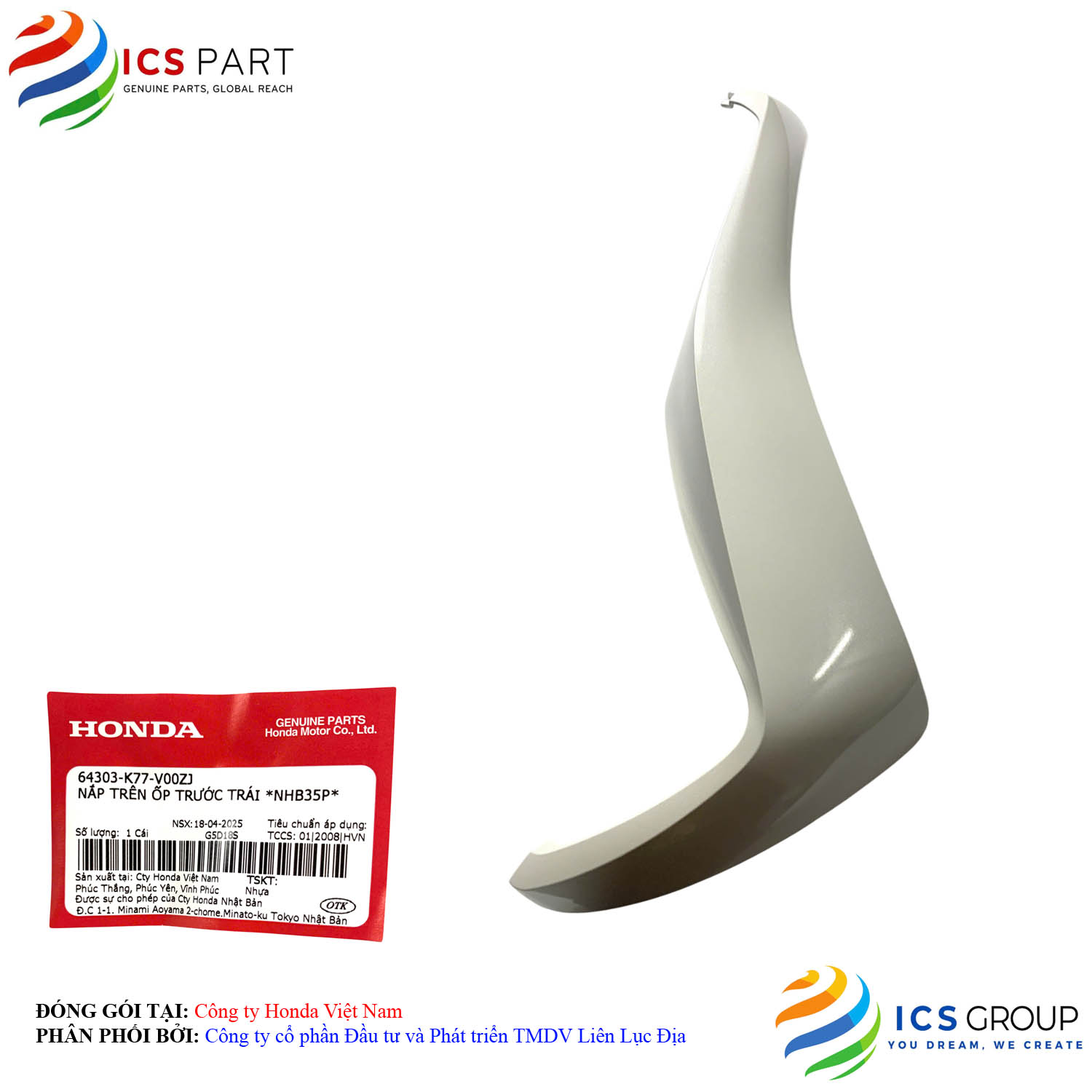 NẮP TRÊN ỐP TRƯỚC TRÁI *NHB35P* - Ảnh 3