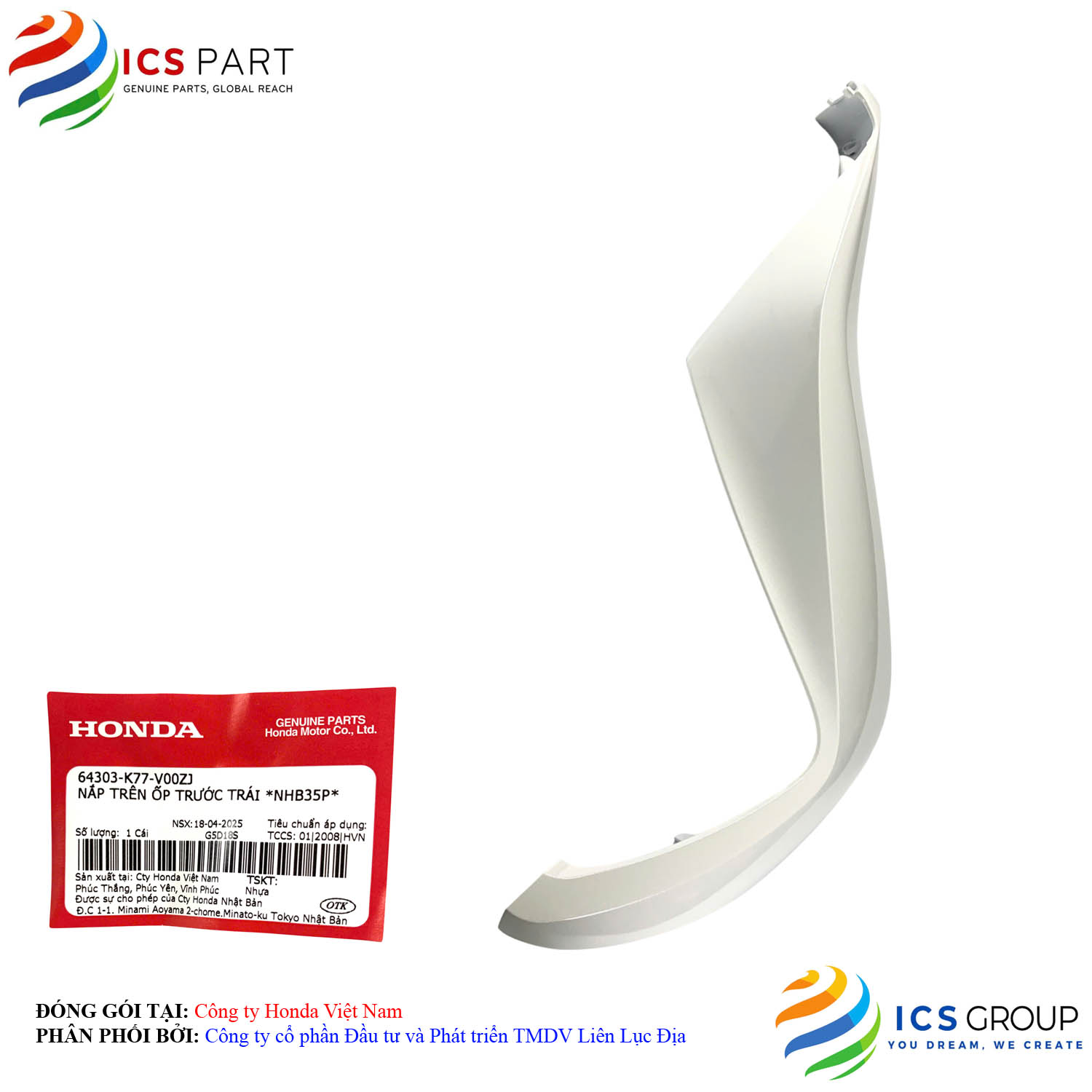 NẮP TRÊN ỐP TRƯỚC TRÁI *NHB35P* - Ảnh 4