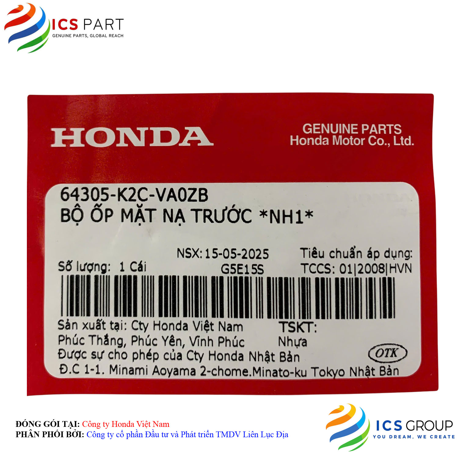 BỘ ỐP MẶT NẠ TRƯỚC *NH1* - Ảnh 2
