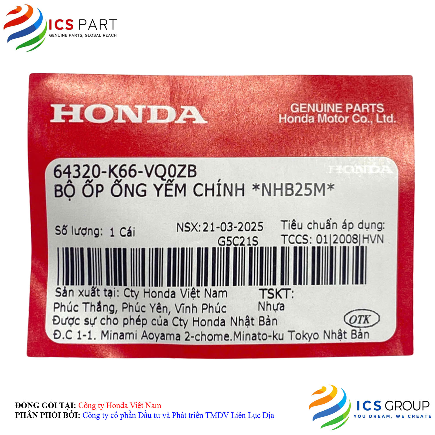 BỘ ỐP ỐNG YẾM CHÍNH *NHB25M* - Ảnh 2