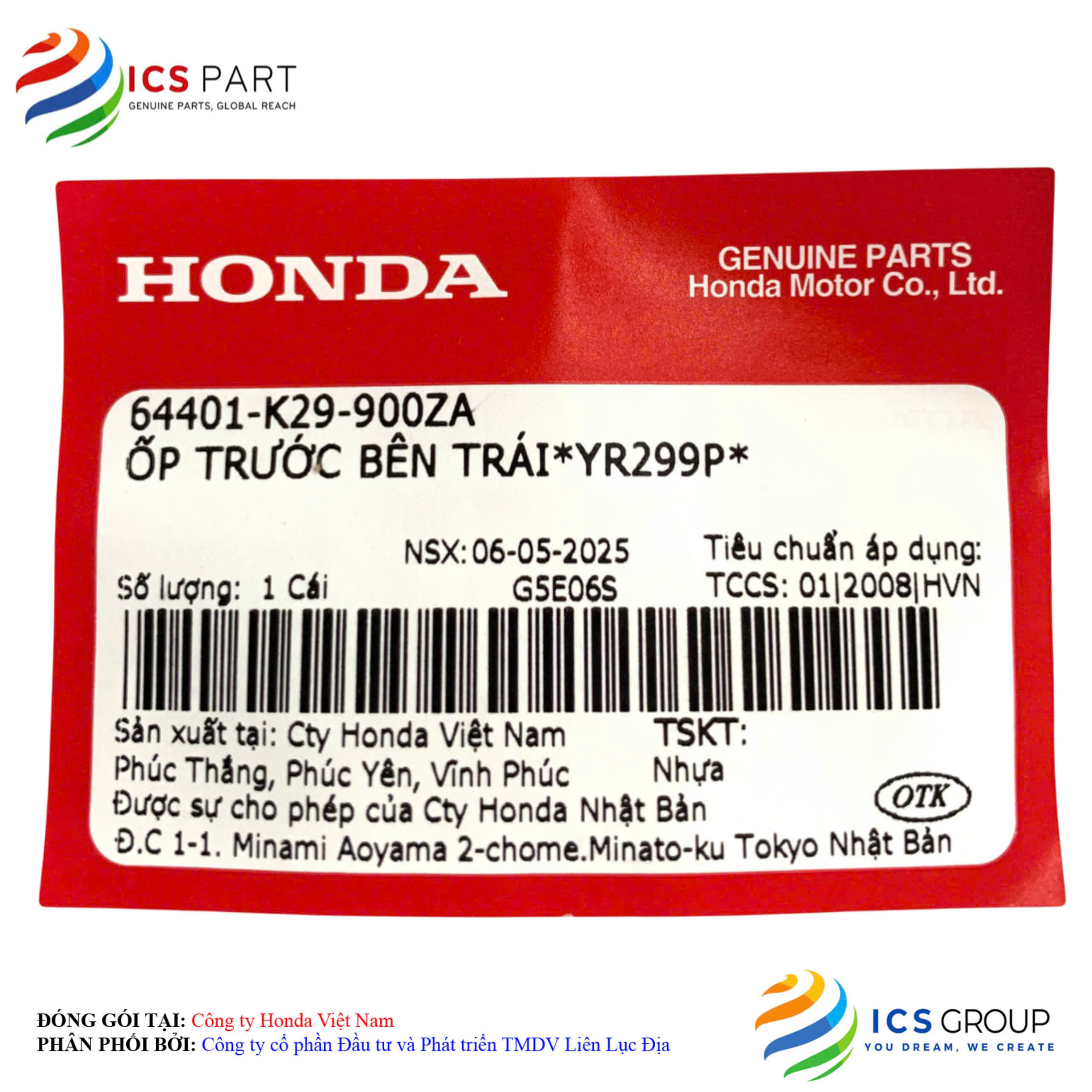 ỐP TRƯỚC BÊN TRÁI*YR299P* - Ảnh 2