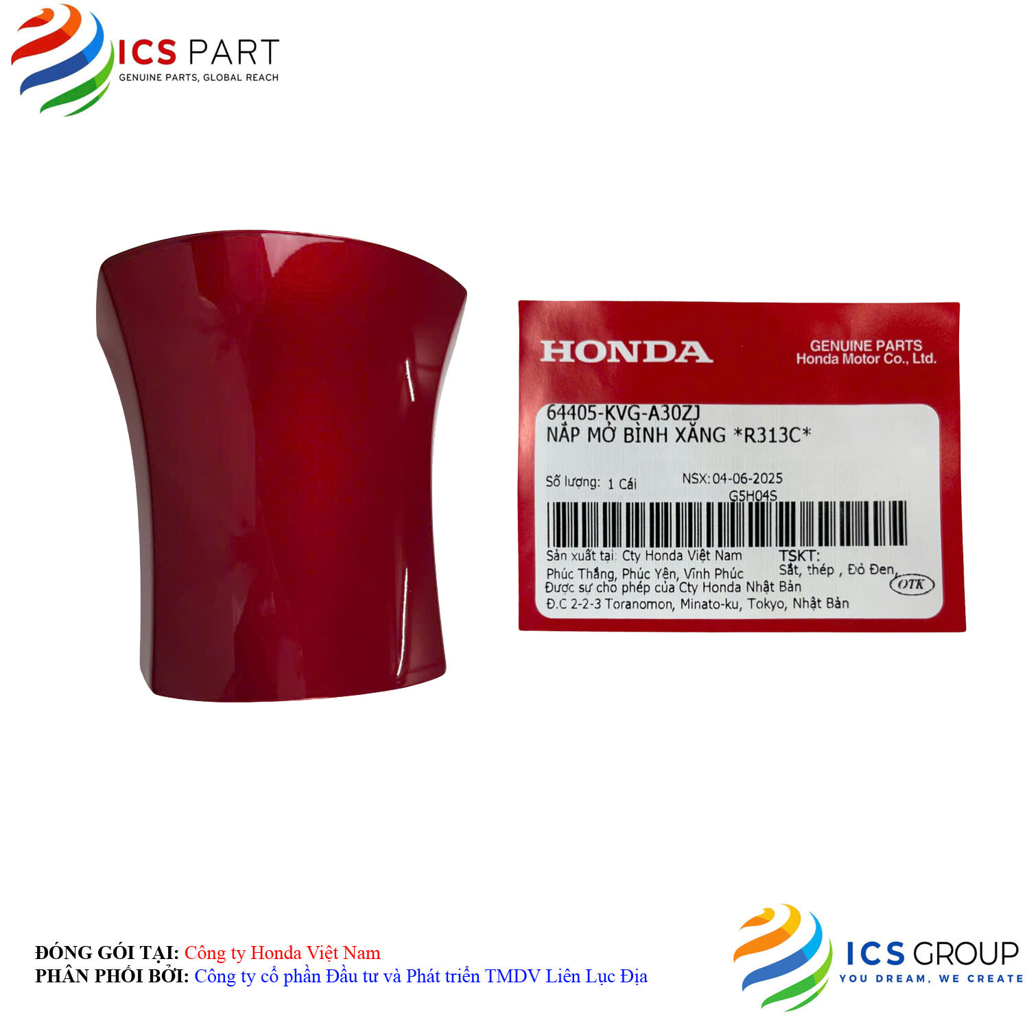 NẮP MỞ BÌNH XĂNG *R313C* - Ảnh 3