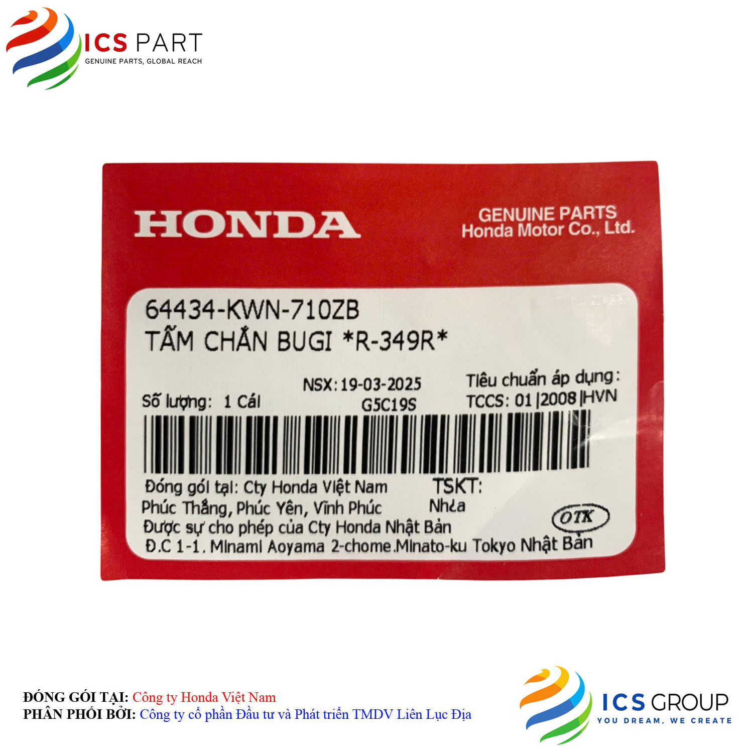 TẤM CHẮN BUGI *R-349R* - Ảnh 2