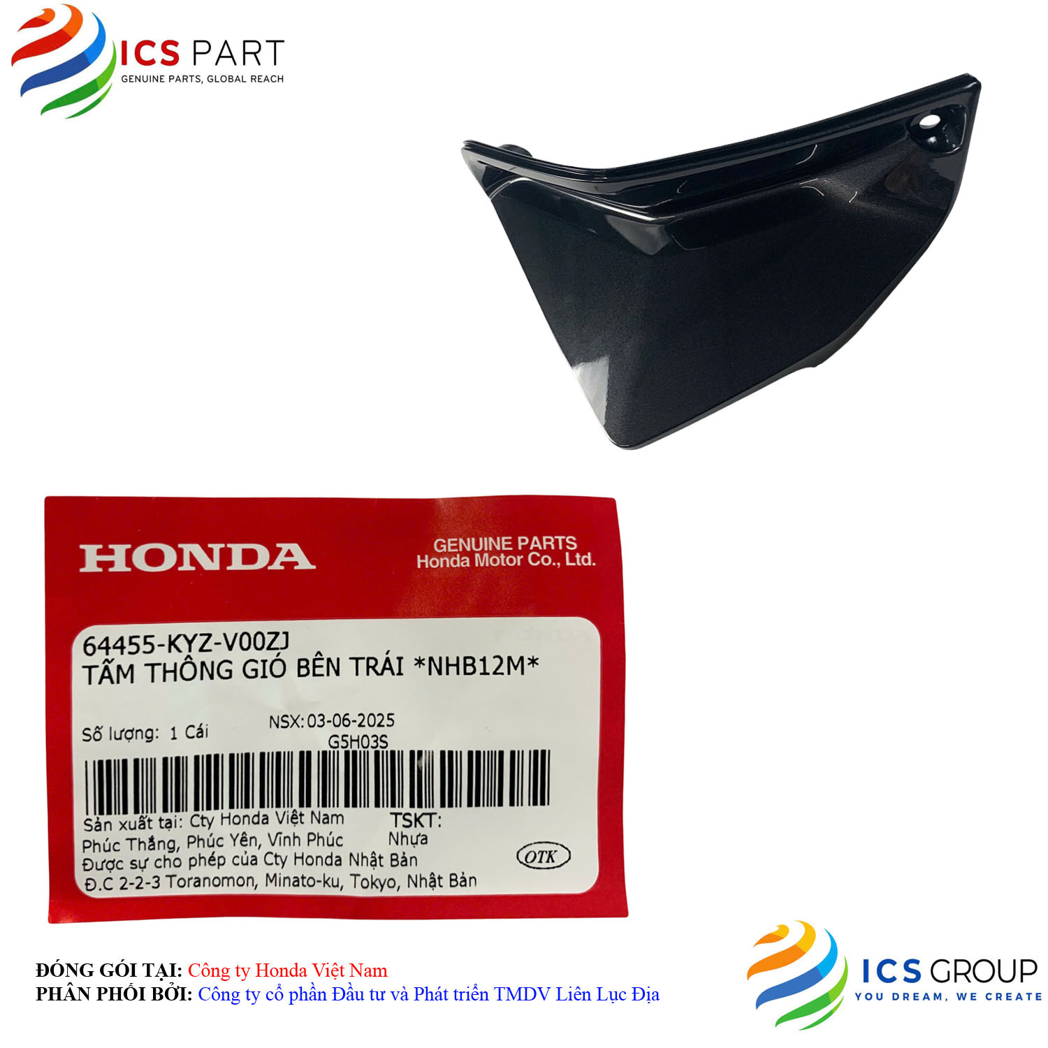 TẤM THÔNG GIÓ BÊN TRÁI *NHB12M* - Ảnh 3