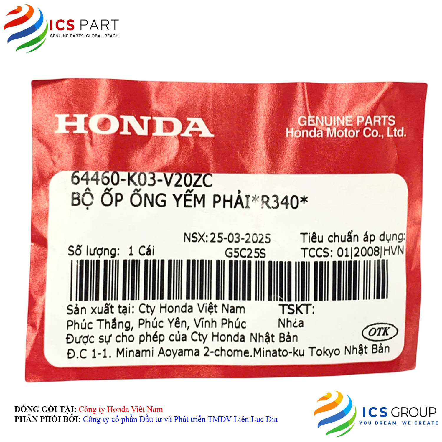 BỘ ỐP ỐNG YẾM PHẢI*R340* - Ảnh 2