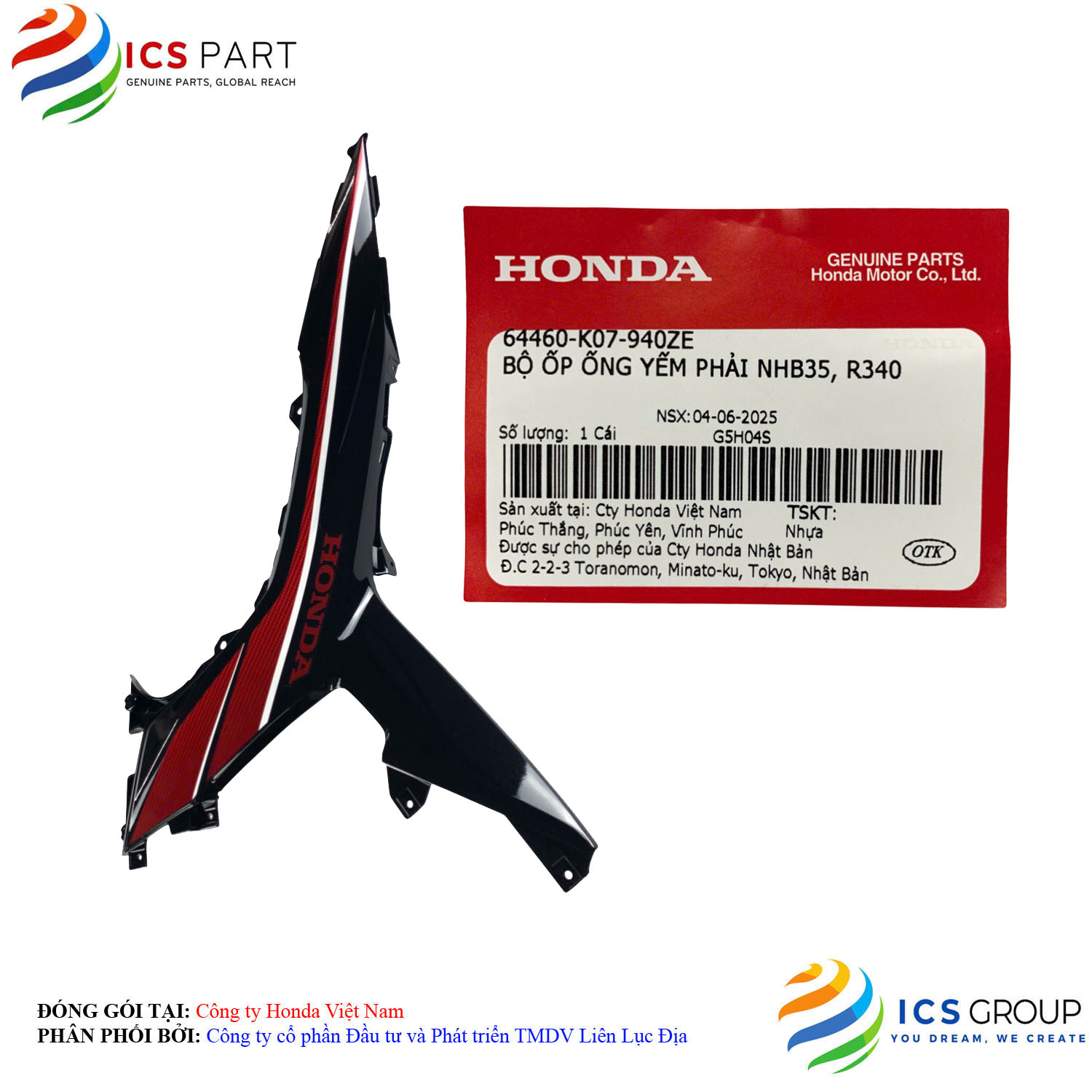 BỘ ỐP ỐNG YẾM PHẢI NHB35, R340 - Ảnh 4