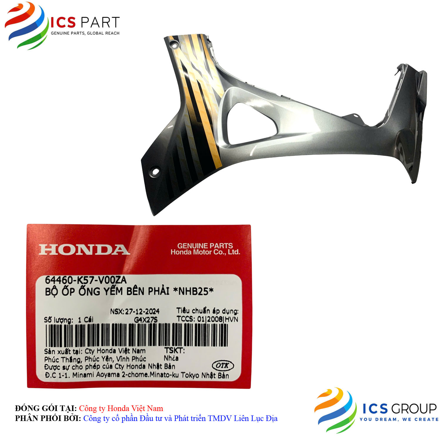 BỘ ỐP ỐNG YẾM BÊN PHẢI *NHB25* - Ảnh 3
