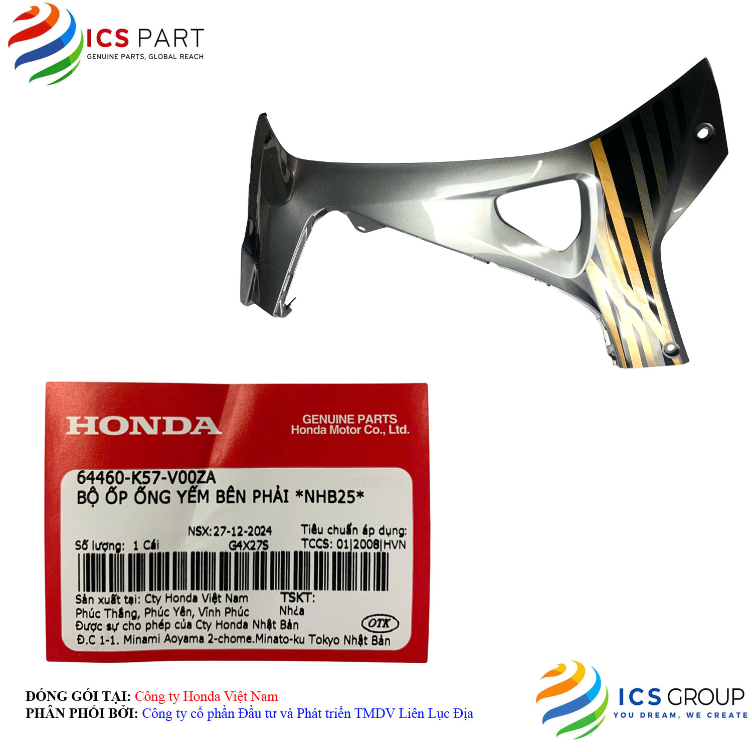 BỘ ỐP ỐNG YẾM BÊN PHẢI *NHB25* - Ảnh 4