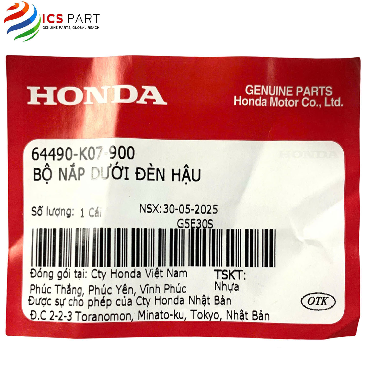 BỘ NẮP DƯỚI ĐÈN HẬU - Ảnh 2