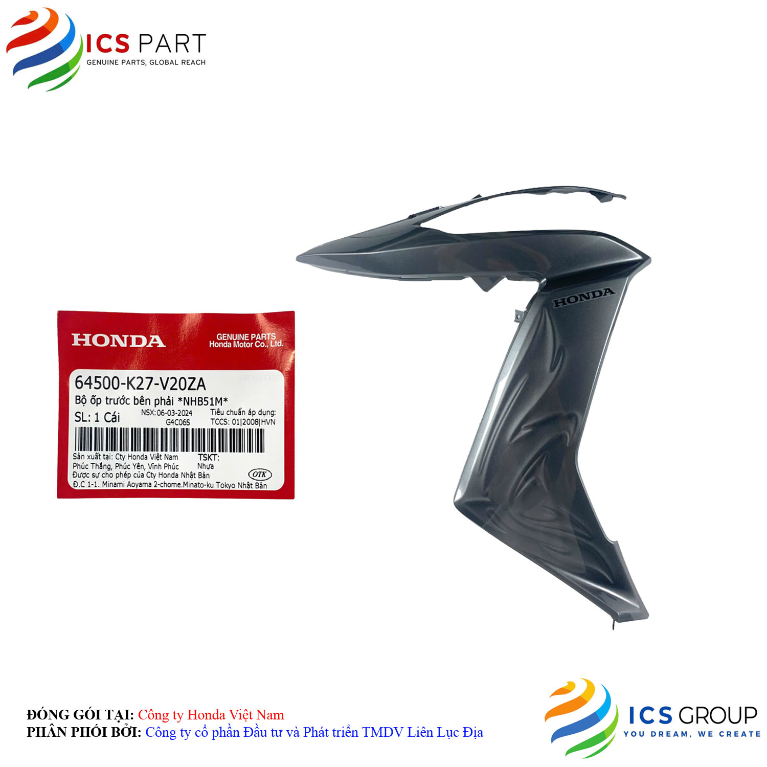BỘ ỐP TRƯỚC BÊN PHẢI *NHB51M*