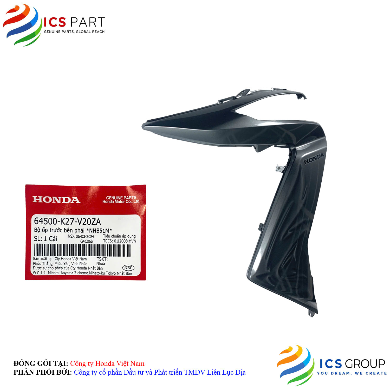 BỘ ỐP TRƯỚC BÊN PHẢI *NHB51M* - Ảnh 4