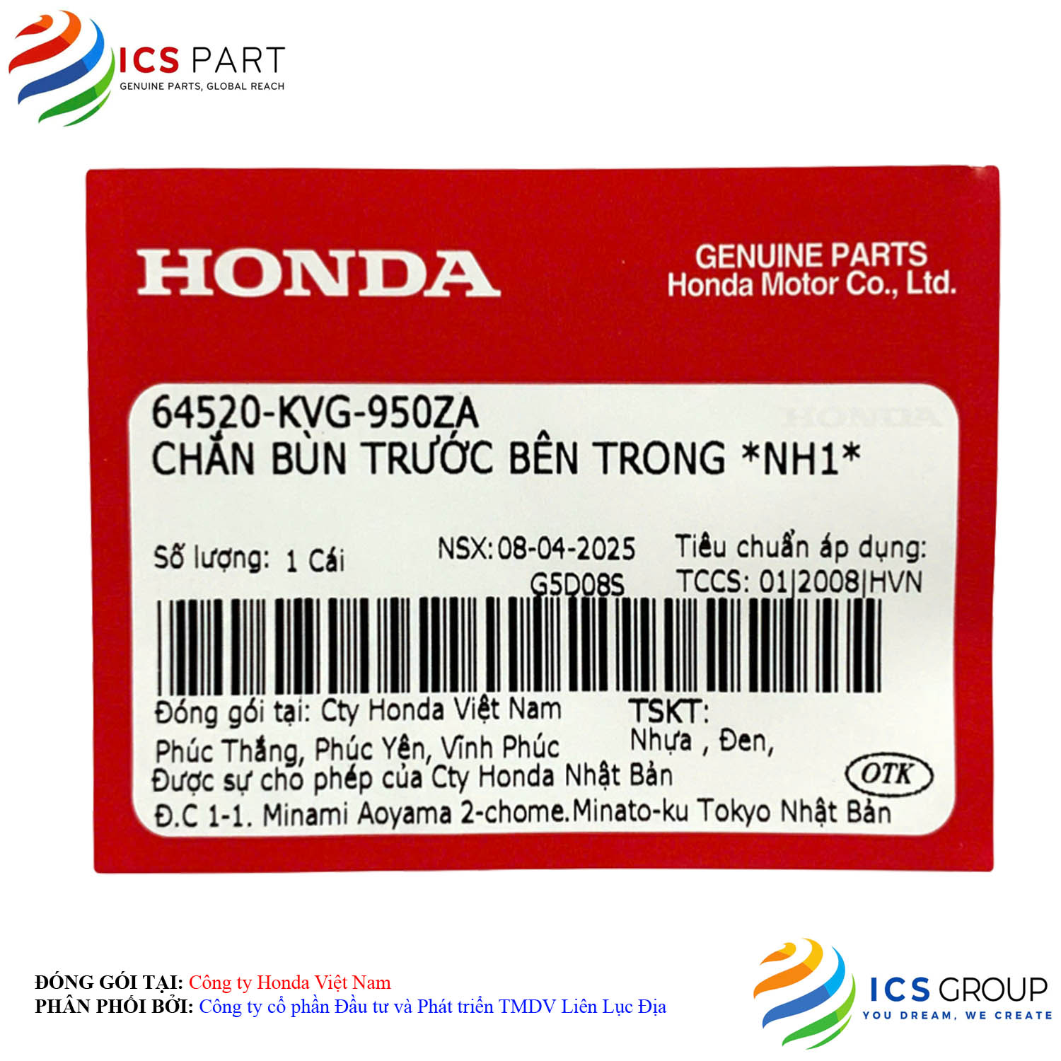 CHẮN BÙN TRƯỚC BÊN TRONG *NH1* - Ảnh 2