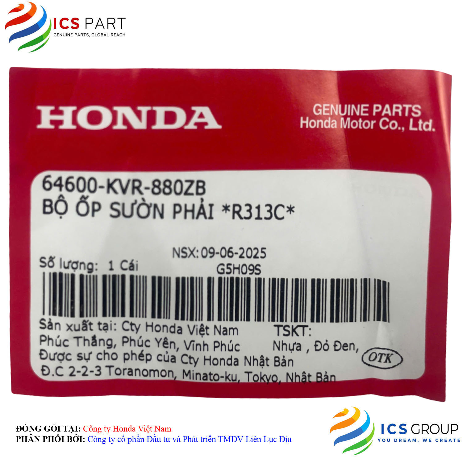 BỘ ỐP SƯỜN PHẢI *R313C* - Ảnh 2