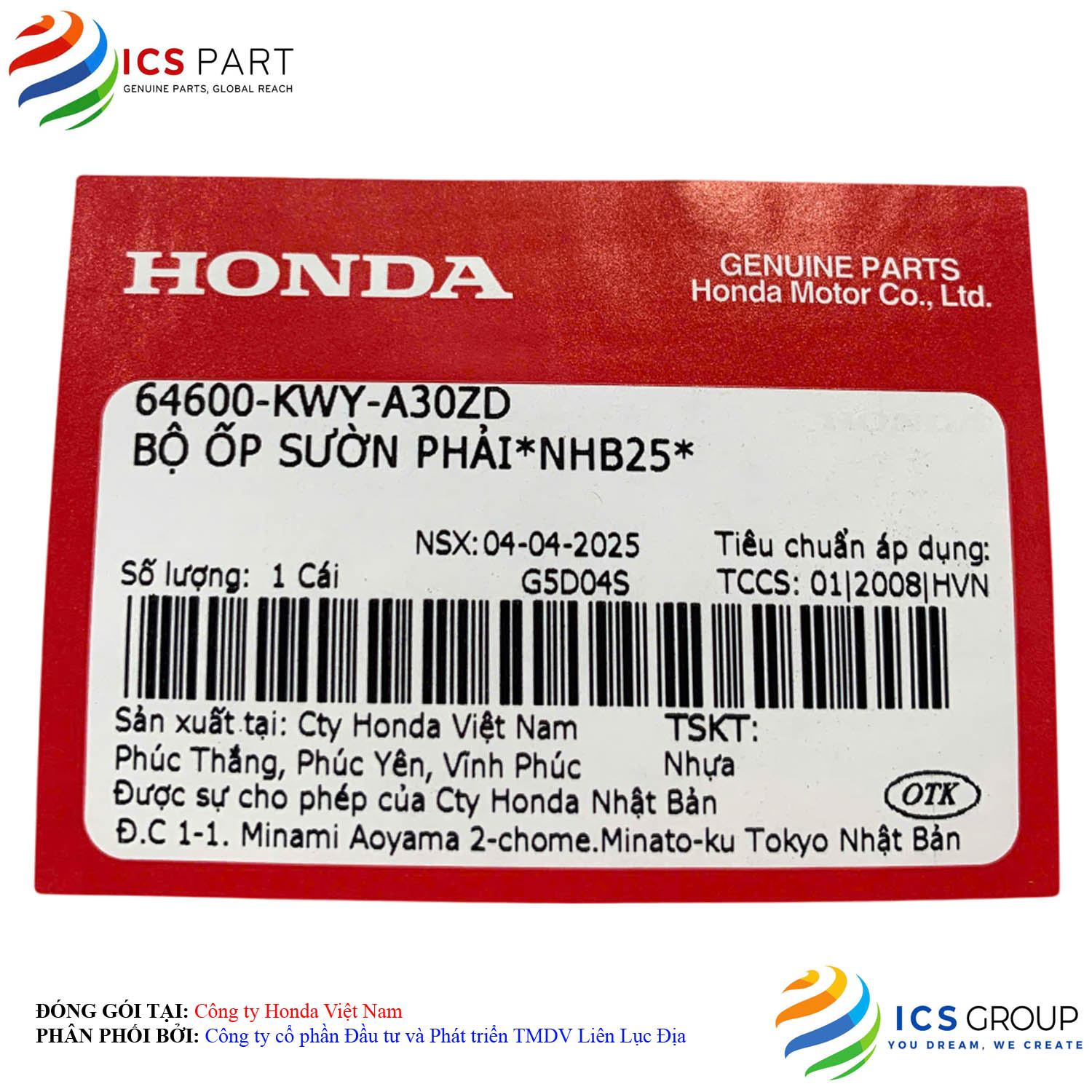 BỘ ỐP SƯỜN PHẢI*NHB25* - Ảnh 2