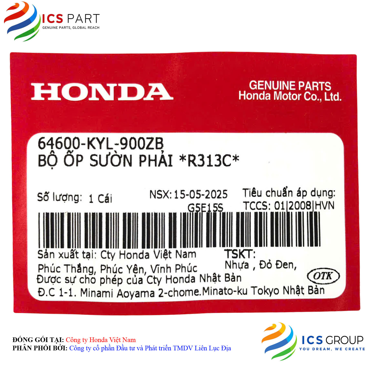 BỘ ỐP SƯỜN PHẢI *R313C* - Ảnh 2