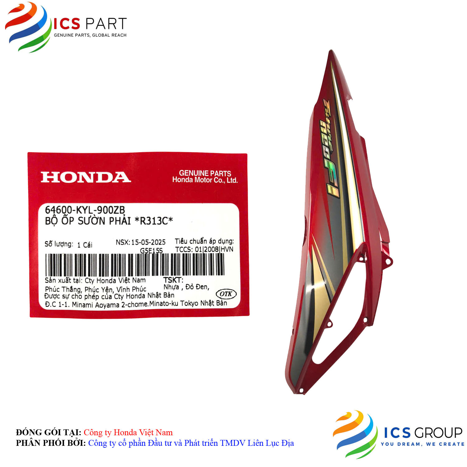 BỘ ỐP SƯỜN PHẢI *R313C* - Ảnh 3